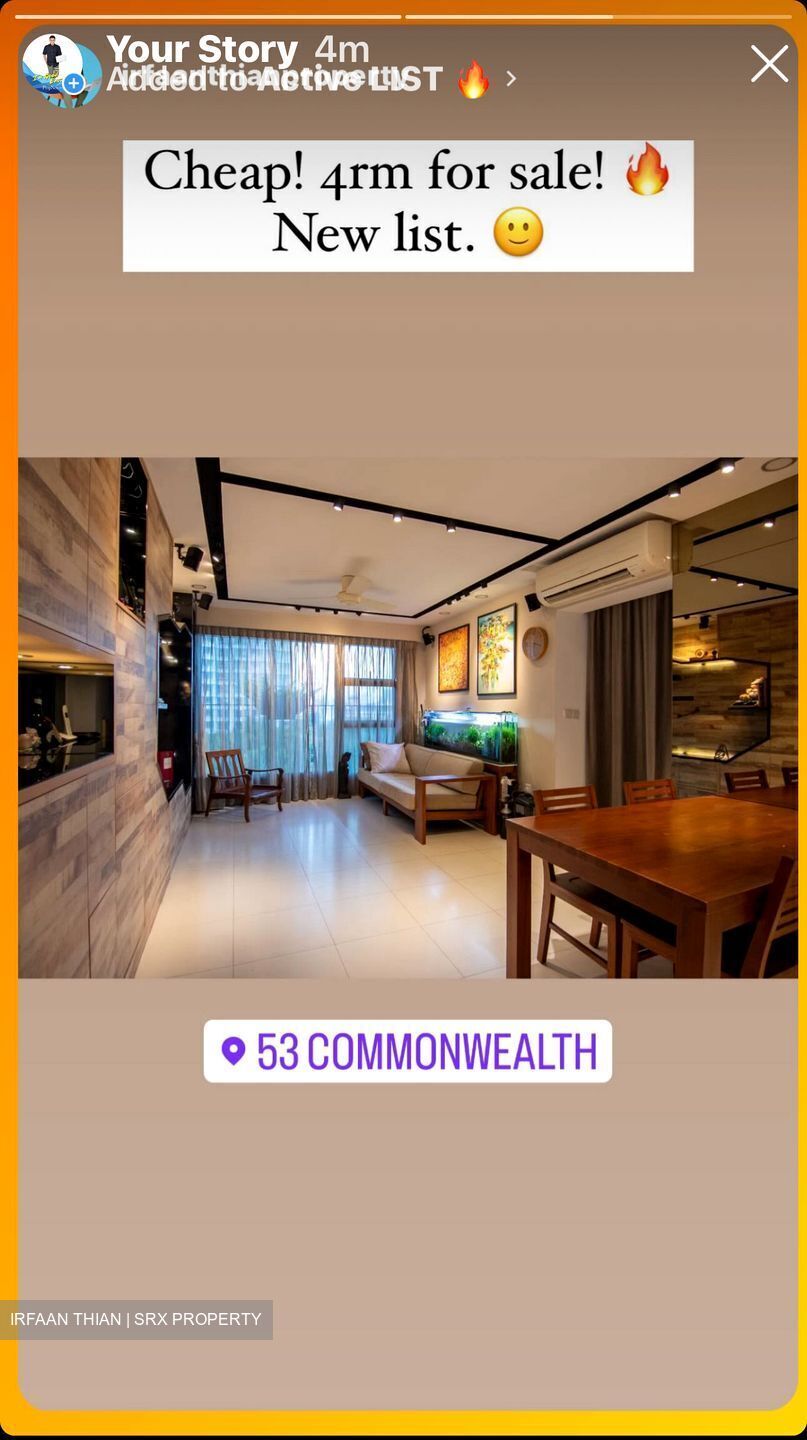 Blk 53 Commonwealth 10 (Queenstown), HDB 4 Rooms #429499141